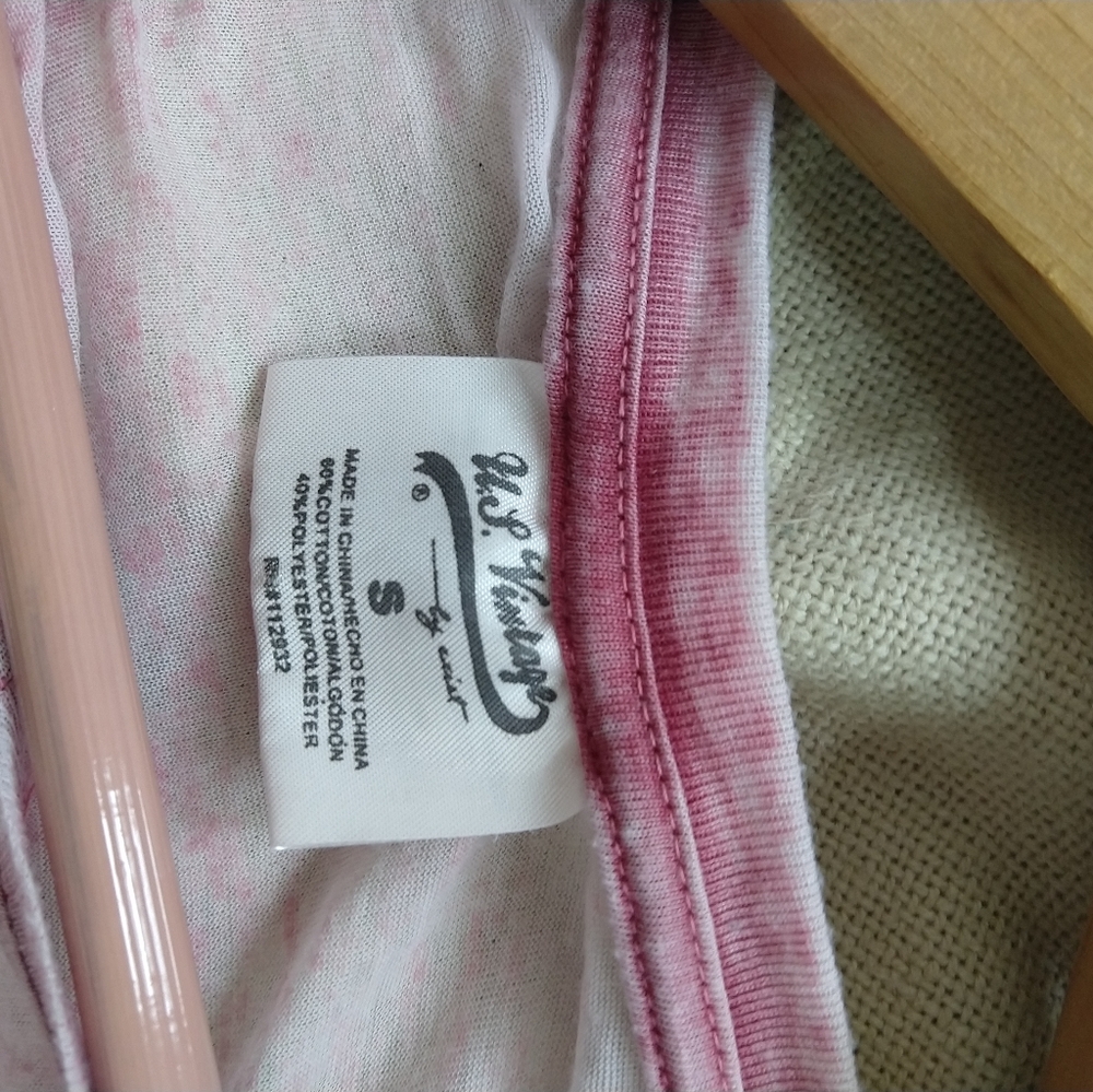 U.S. VINTAGE Pink Burnout Pensacola Graphic Tee - Picture 10 of 10